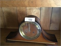 Linden mantel clock, made in W. Germany