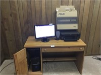 LG Computer, w/ Asus LED monitor & printer