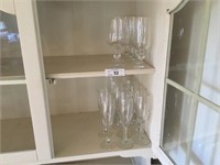 (19) pcs of fine crystal Champaign flutes & more