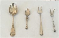 (4) pcs of Sterling Silver Spoons