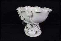 Chinese White Blanc de Chine Porcelain Lotus Bowl