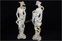 Norleans Japanese Couple Sculpture Figurines