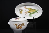 Evesham "M" Royal Worcester Fine Porcelain Sets