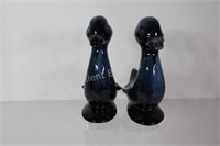 Cobalt Blue Mountain Pottery Ducklings