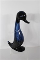 Cobalt Blue Mountain Pottery Duck