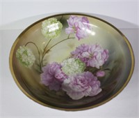 Rose Floral Gold Edge Bowl / Plate