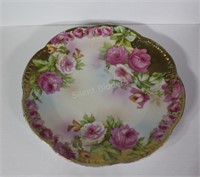 Royal Vienna Rose & Gold Edge Dessert Plate