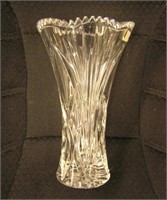 9" Tall Crystal Flower Vase