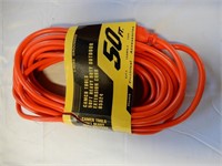 50' HEAVY DUTY OUTDOOR EXTENSION CORD- NEW