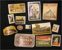 Vintage Luggage Bag Stickers