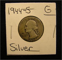1944 Silver Quarter-S Mint