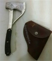 Marbles Safety Pocket  Axe with protective sheath