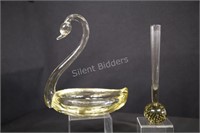 Hughes Cornflower Swan & Control Bubble Vase