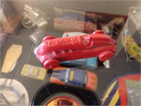 Rare Vintage Plastic Small Race Car Toy #5 w/Drive
