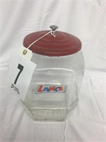 Lance Glass Jar with Metal Lid