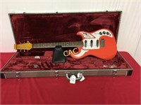 Burns Marquee Pro-Guards Red Guitar w/Case