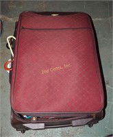 Pierre Cardin Large Luggage Suitcase & Hangers