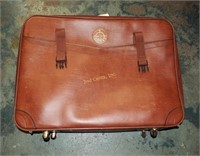 Large Compass Soft Side Zipper Top Suitcase