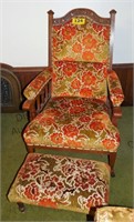 Parlor Chair & Ottoman