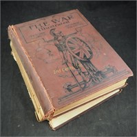 Antique Vols 1 & 4 The War 1916 Ill. Books