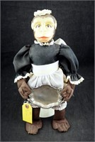 1950's Vtg 15" Monkey Waitress Dressed Orma Doll