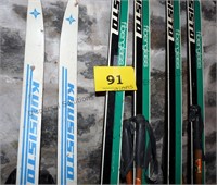 X Country Skis & Poles