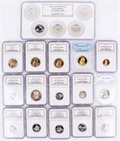 Coin 16 Certified Proof Coins  NGC & More