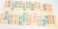 Stamps 1958-1963  4 Cent Postage Plate Blocks