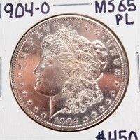 Coin 1904-O  Morgan Silver Dollar Unc. PL