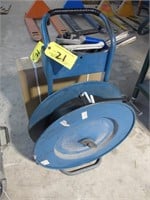 Portable Strapping Cart w/ Strapping Tools,