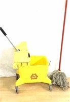 On Wheels Mop Bucket And Mop