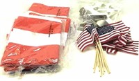 Collection Of American Flags Memorabilia