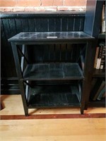 SMALL BLACK END TABLE