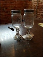 MASON JAR GLASSES AND SCENT JAR