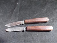 2 Small pocket knives, Marked Pakistan
