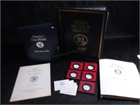 America's First Medal Booklet & Franklin Half Book