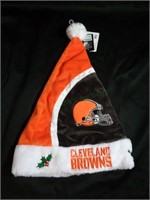Brand New Cleveland Browns Santa Hat