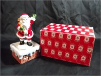 1984 Ebeling & Reuss Music Box Santa Claus