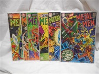6 Original Metal Men Comics 1967 and 1968