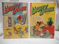 2 1950's Mighty Mouse Early Comics #16 & #17