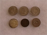 Vtg Swiss Coins