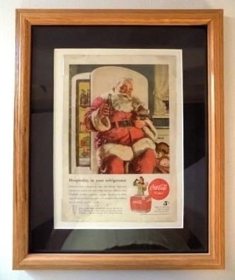 Vintage Coca-Cola Santa Claus and Barbies ONLINE ONLY