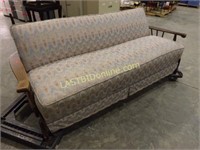 WOOD FRAME DAY BED / RECLINING SOFA