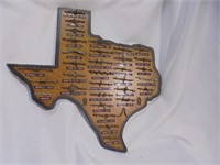Texas barbed wire display
