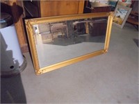 Wood Frame Wall Mirror (bevelled)