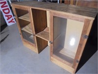 Rustic wooden cabinet