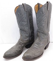 TONY LAMA Grey Western Cowboy Boots
