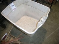 Poly bucket w/ floor dry
