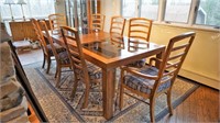 Drexel Heritage Dining Room Table & Chairs with Le