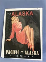 Shrinkwrapped advertisement for "Pacific Alaska Ai
